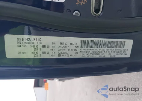 2016 Jeep Patriot Latitude z USA, uszkodzony, nr VIN 1C4NJPFA6GD664348